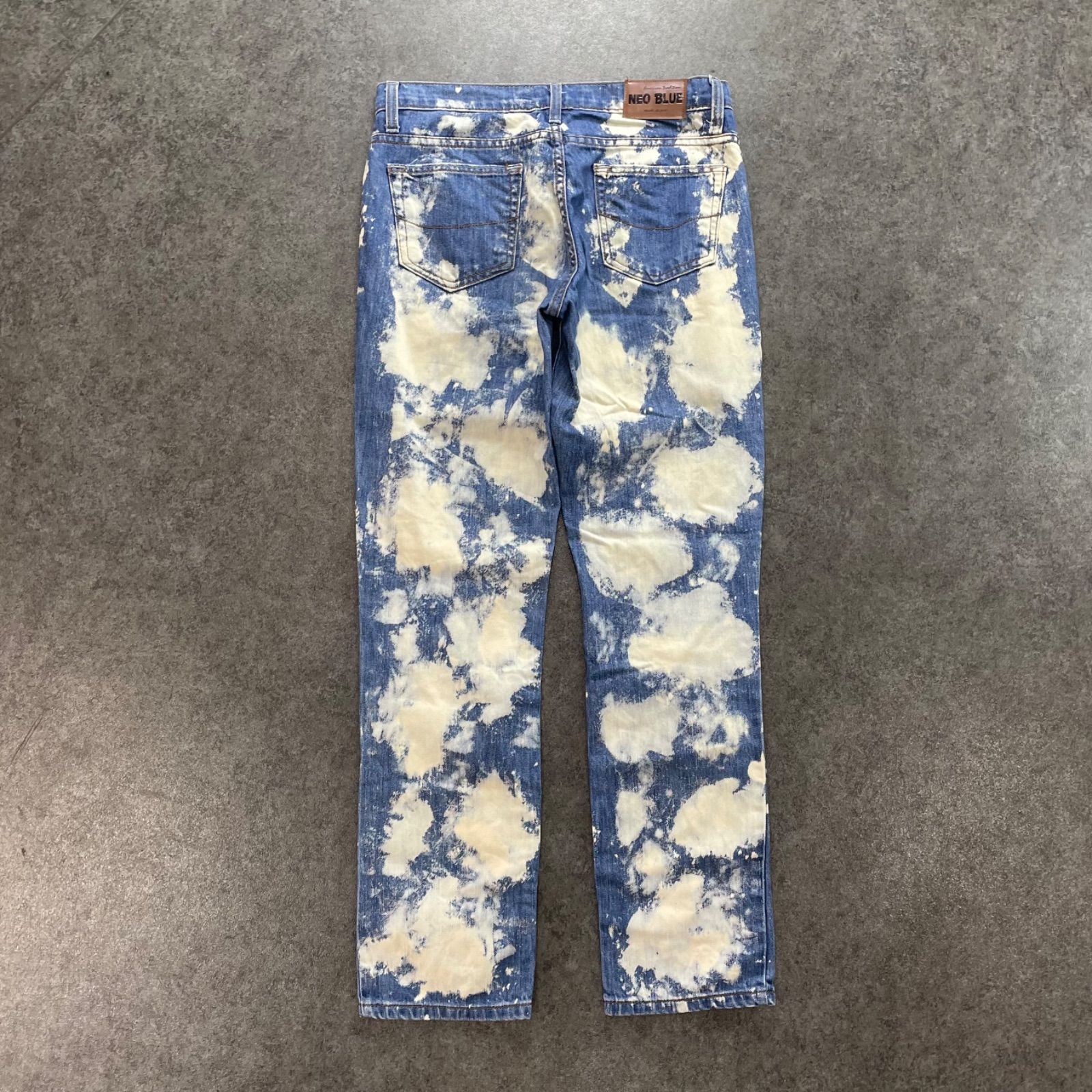 USA製 NEO BLUE Jeans y2k ネオブルー デニムパンツ ジーンズ スリム 