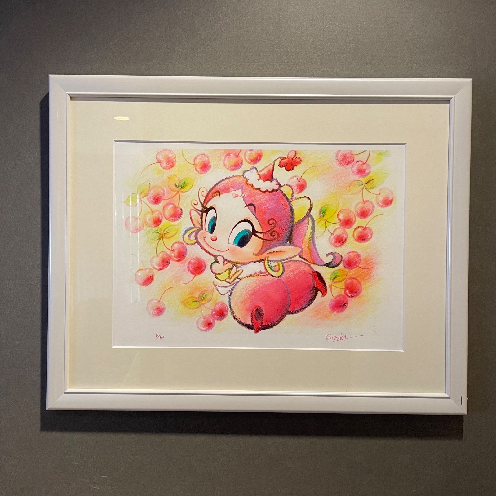 現代アート　吉田有花　直筆サイン 作品証明書『スコップ』アクリル絵具 0418Q 現代アート 吉田有花 直筆サイン 作品証明書『スコップ』アクリル絵具