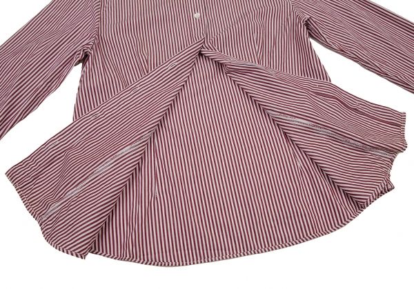 マドモアゼルノンノンMademoiselle NON NON コットンストライプシャツ