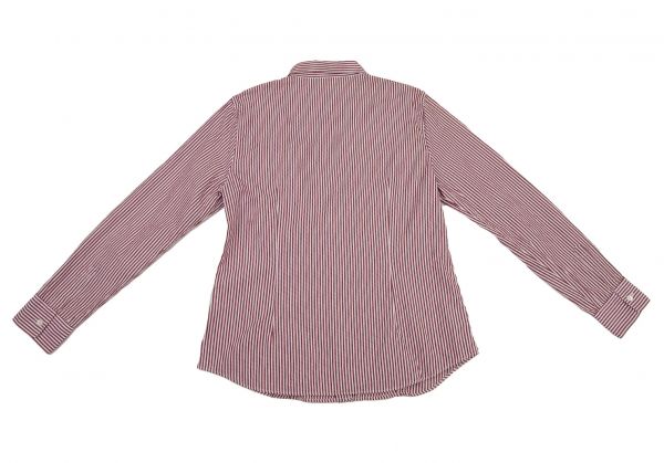 マドモアゼルノンノンMademoiselle NON NON コットンストライプシャツ