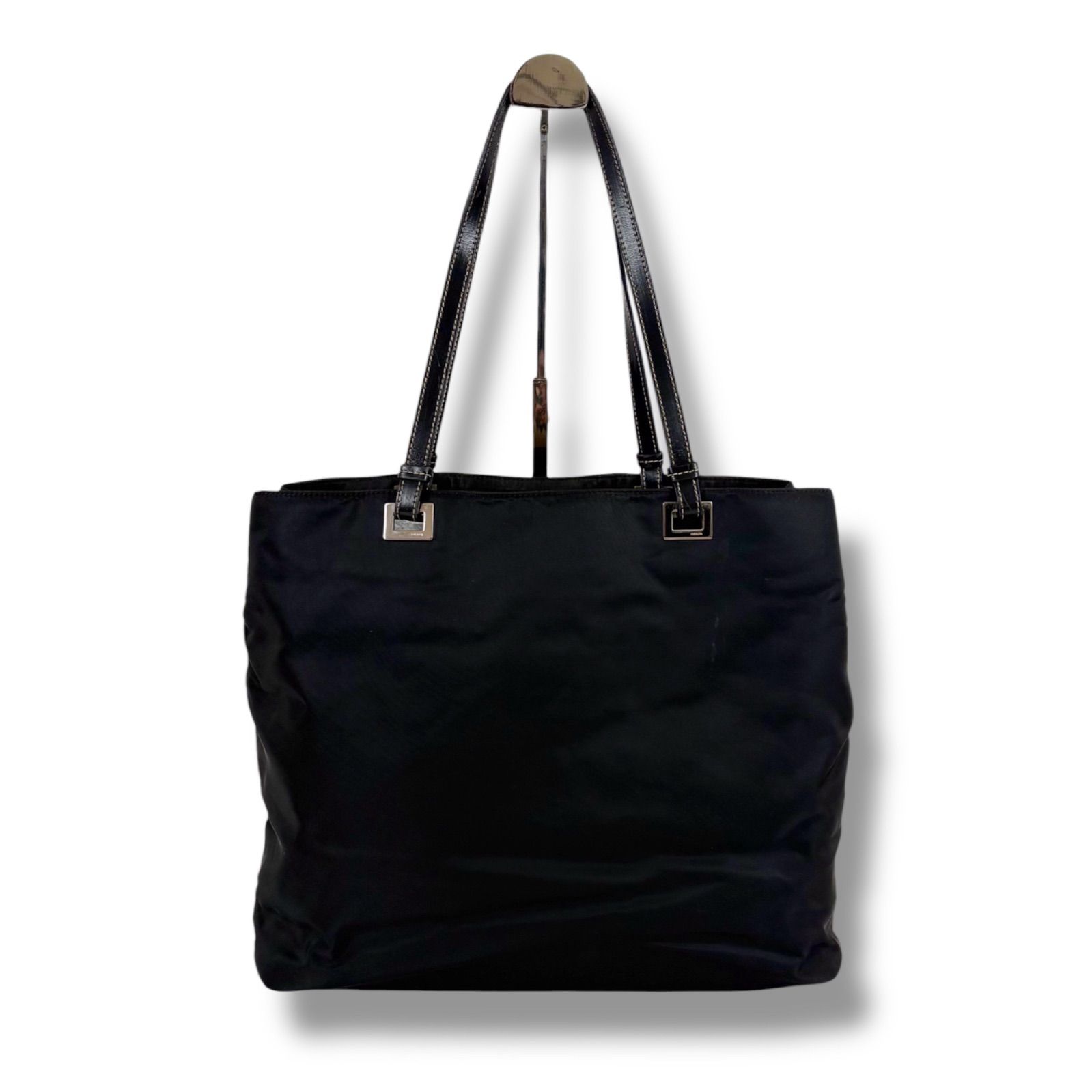 プラダ PRADA トライアングルロゴ ミニトートバッグ ハンドバッグ 