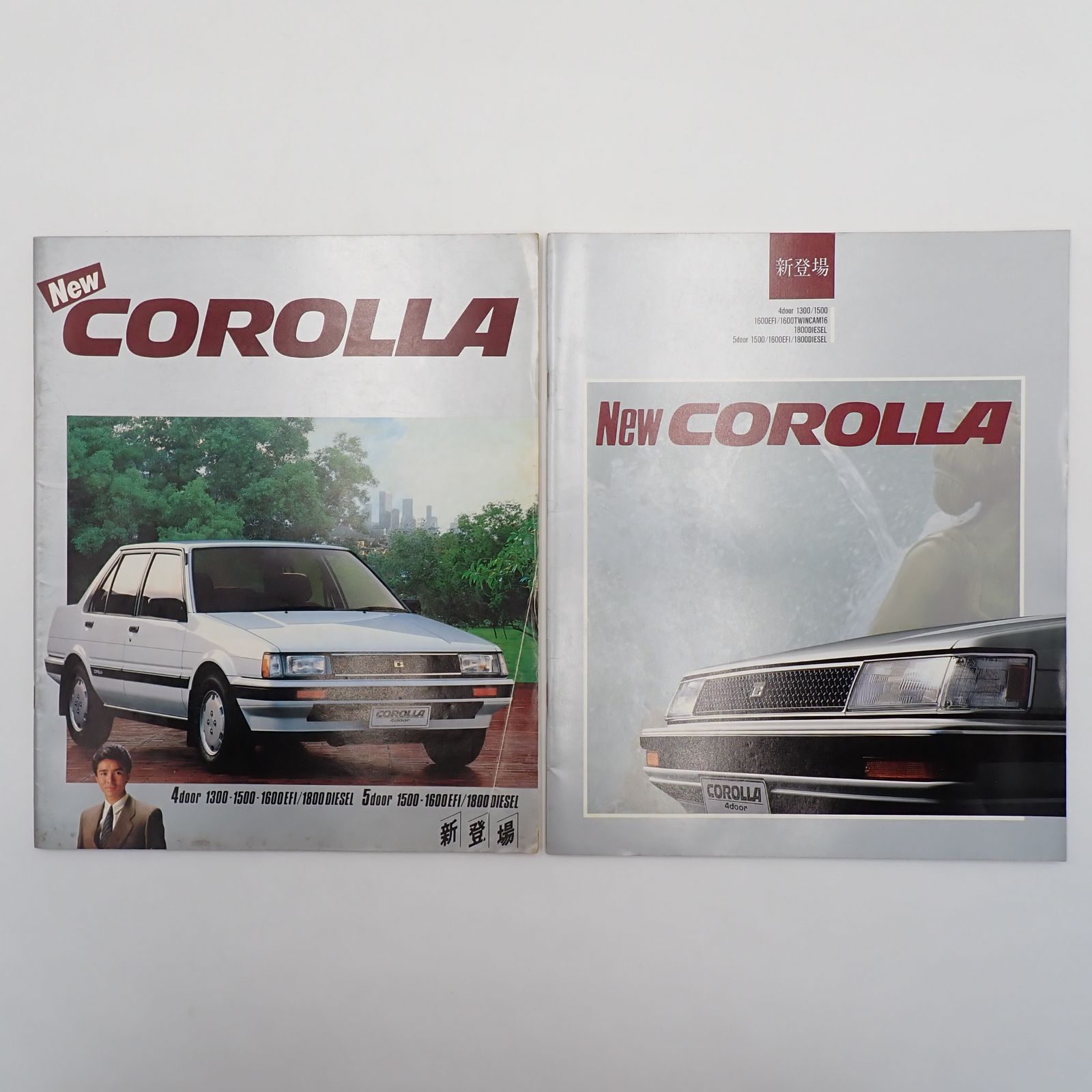 送料無料 TOYOTA トヨタ カローラ カタログ 2冊セット 昭和59年 昭和