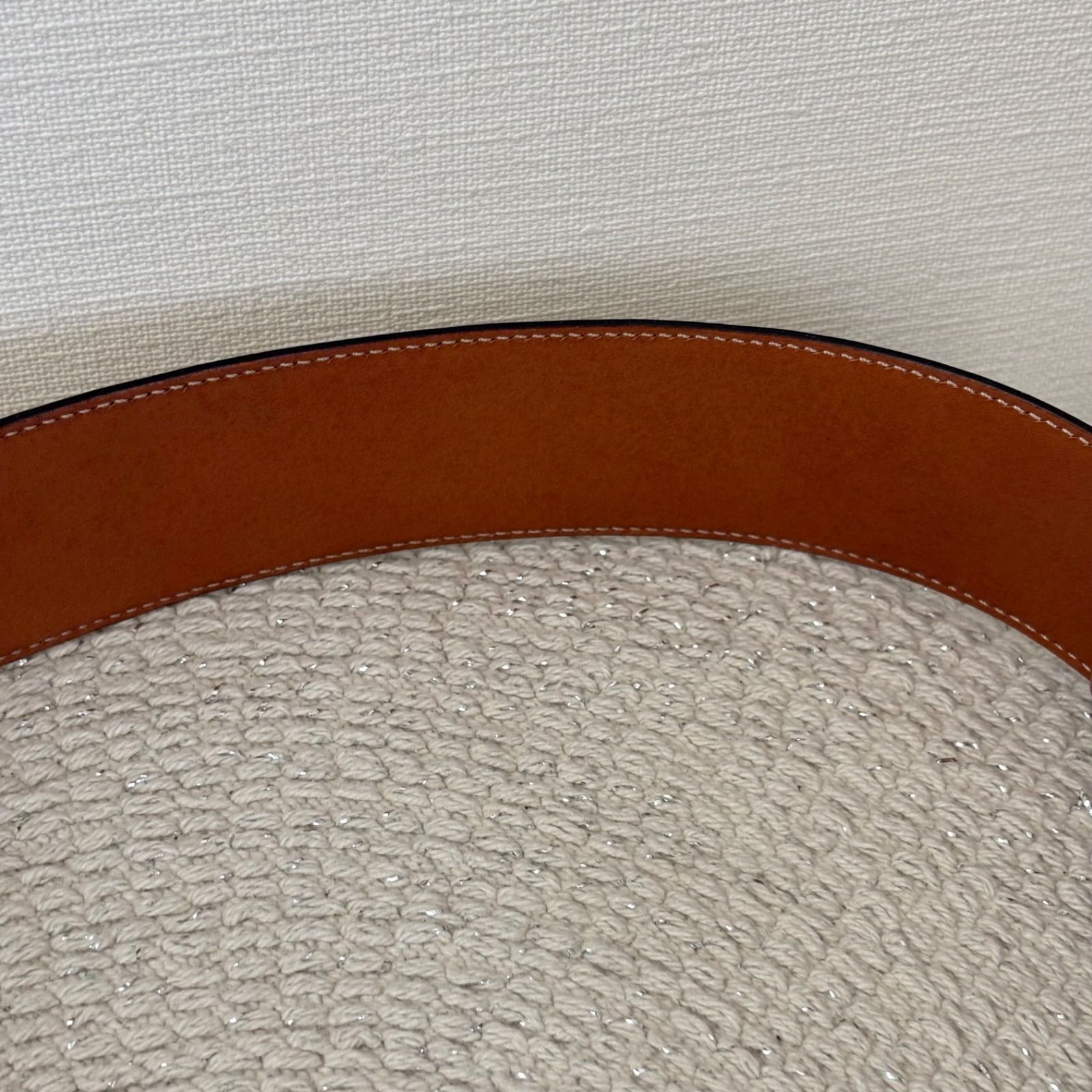 極美品】セリーヌ トリオンフ レザー ゴールド 金具 ベルト レディース