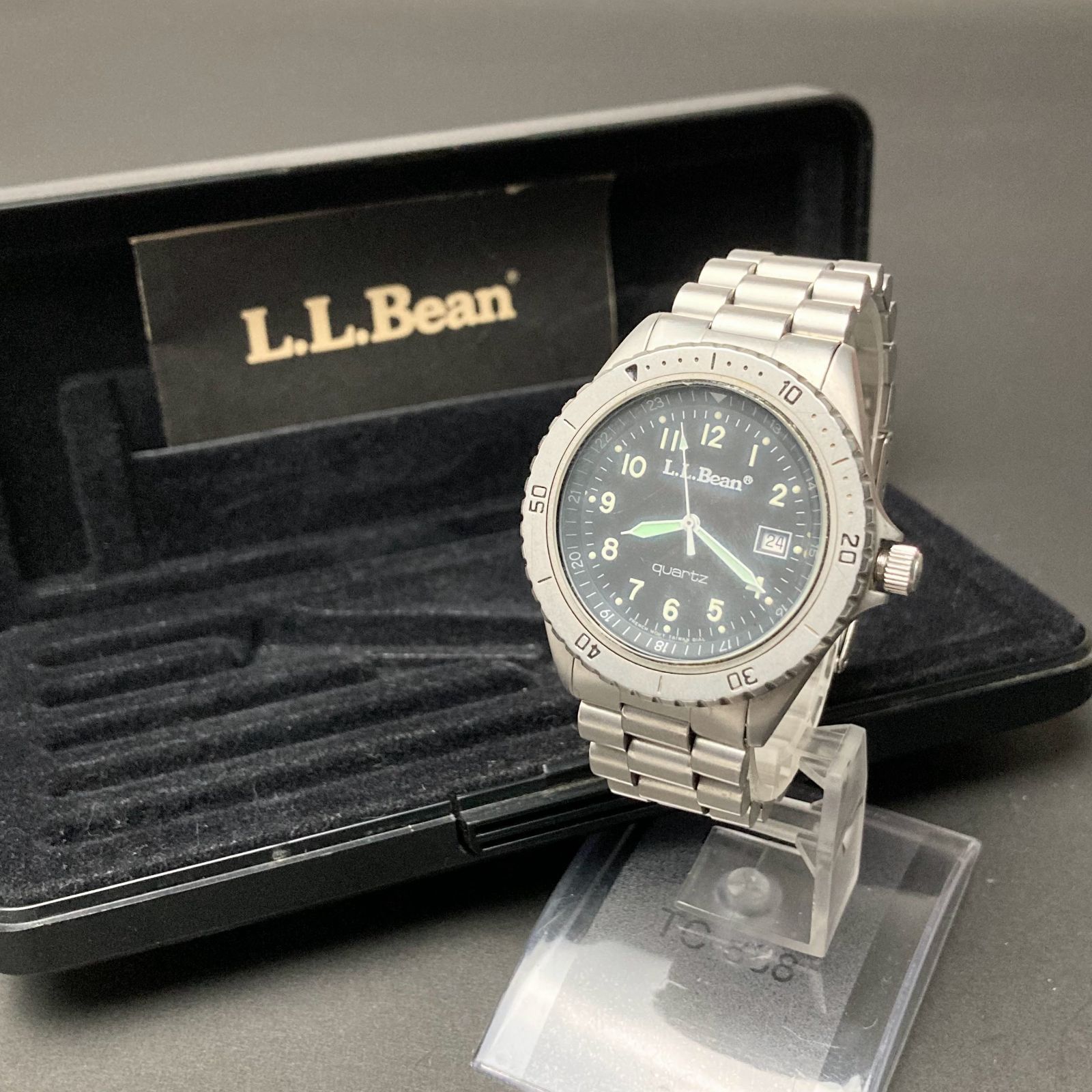 稼働品 L.L.Bean ビンテージ 腕時計 メンズ メタル - メルカリ