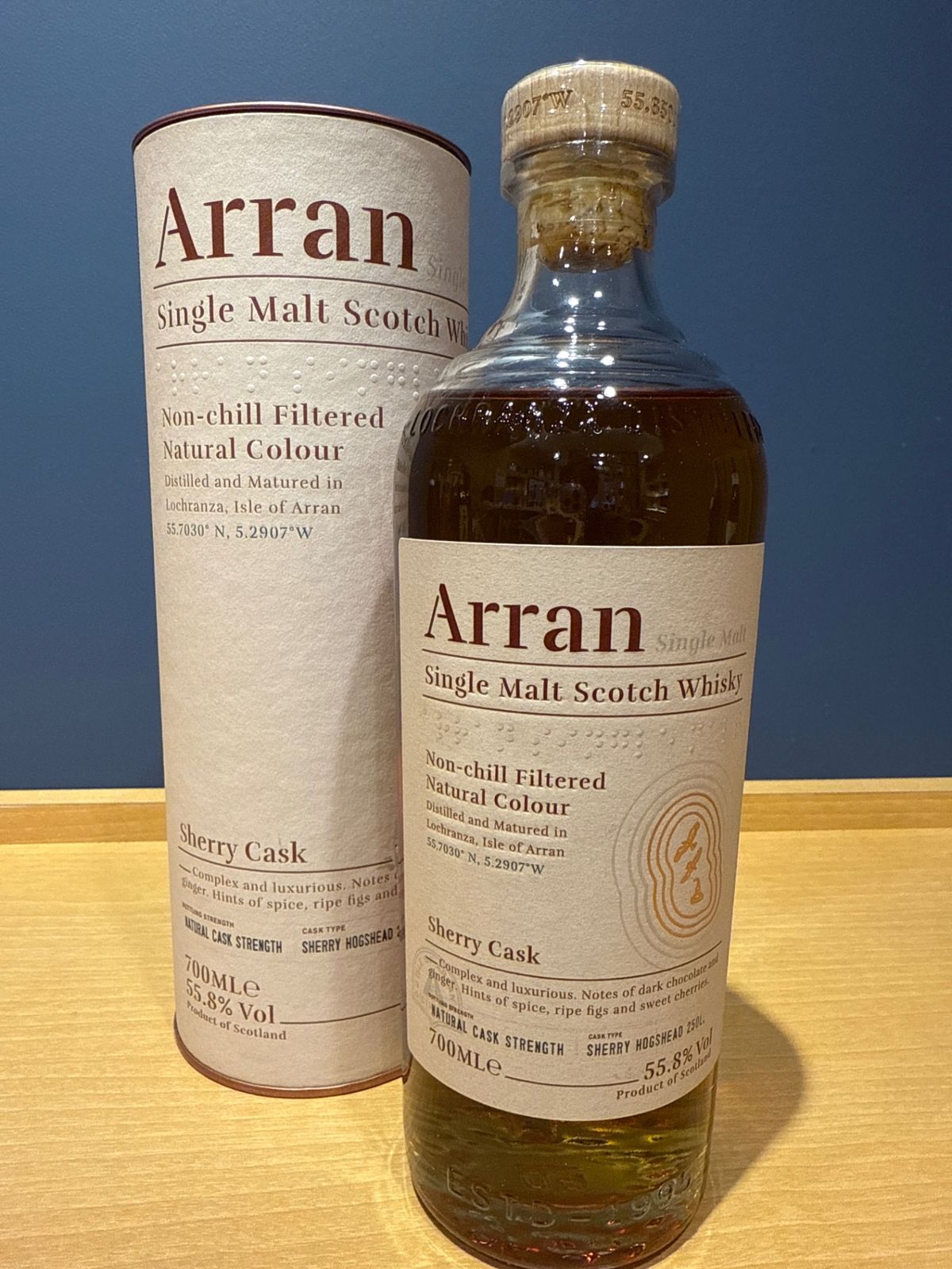 アラン シェリーカスク 700ml 55.8度 並行 円筒箱付 - メルカリ