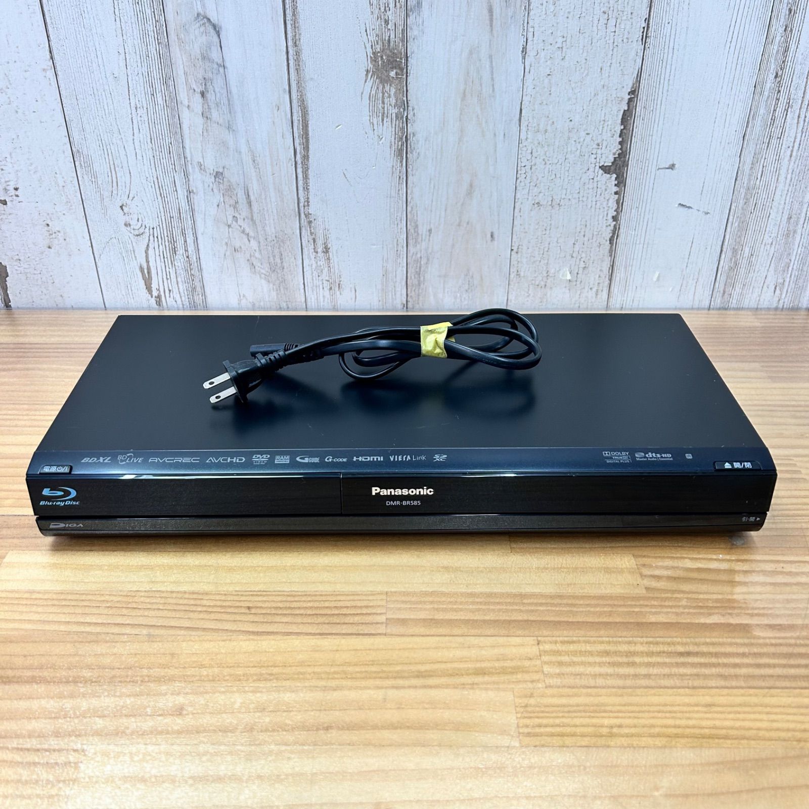 Panasonic DMR-BR585 ブルーレイレコーダー HDD250GB 動作良好 訳あり 
