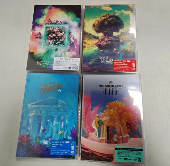 未開封Mrs. GREEN APPLE 通常盤初回限定盤 DVD 4セット - メルカリ