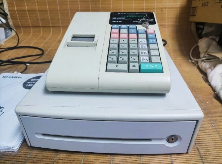 シャープレジスター XE-A20 店名設定無料ロゴ可能機種 148707 - メルカリ