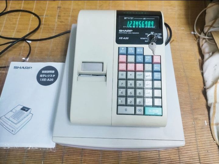 シャープレジスター XE-A20 店名設定無料ロゴ可能機種 148707 - メルカリ