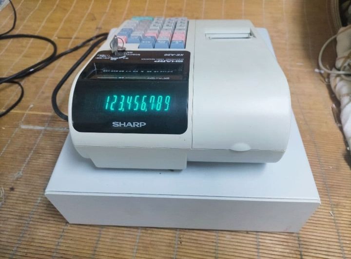 シャープレジスター XE-A20 店名設定無料ロゴ可能機種 148707 - メルカリ