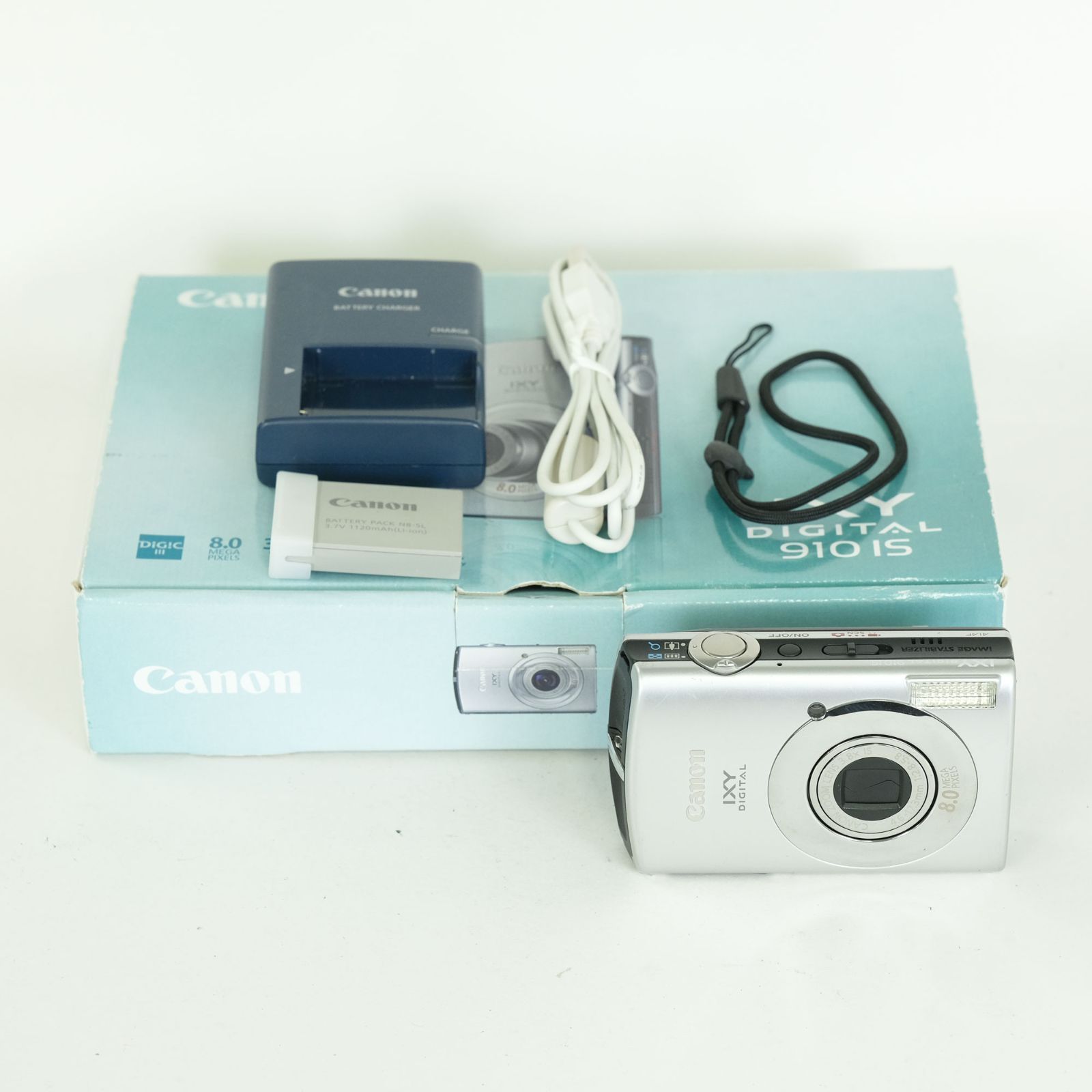 並品] Canon IXY DIGITAL 910IS シルバー | コンパクトデジタルカメラ