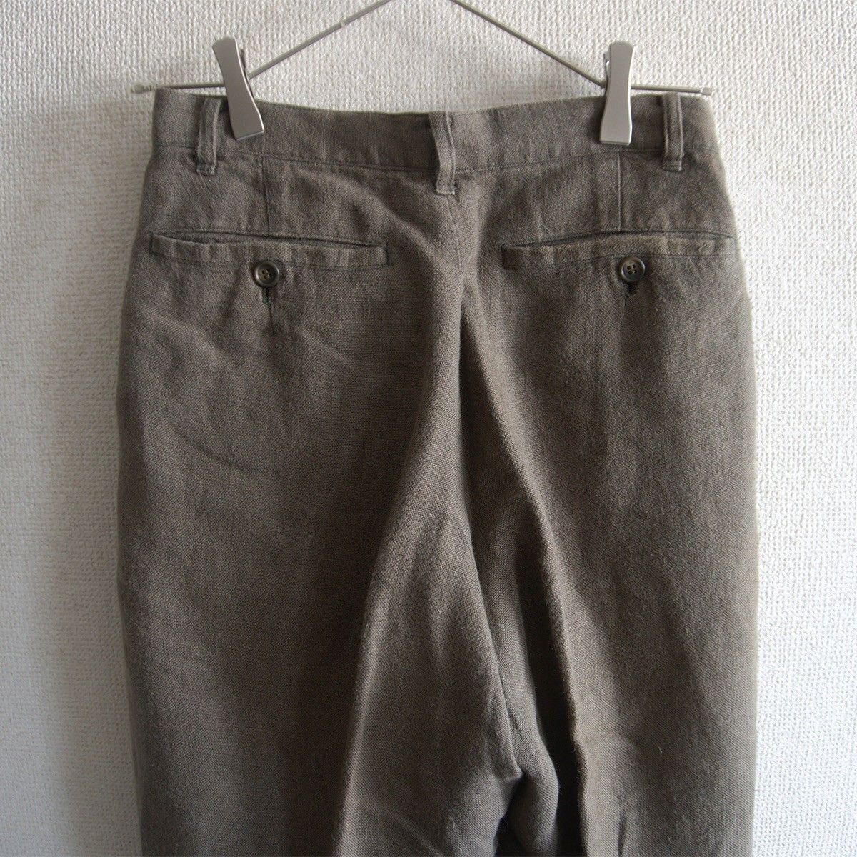 90S】ISSEY MIYAKE 【リネン スラックス】S 90年代 イッセイミヤケ