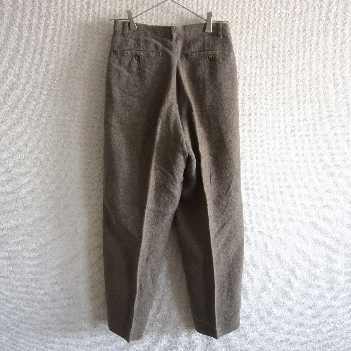 90S】ISSEY MIYAKE 【リネン スラックス】S 90年代 イッセイミヤケ
