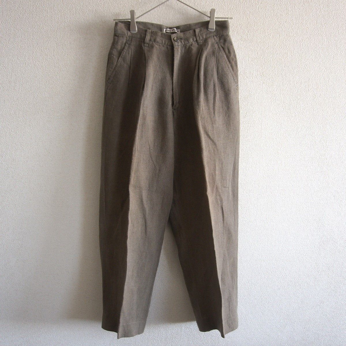 90S】ISSEY MIYAKE 【リネン スラックス】S 90年代 イッセイミヤケ