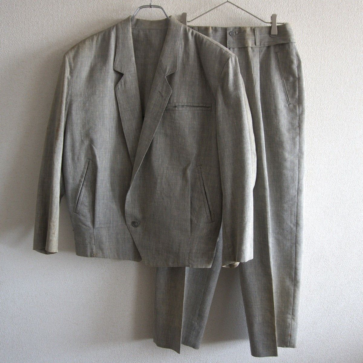 80S/アーカイブ/筆タグ】ISSEY MIYAKE MEN【セットアップ】ジャケット