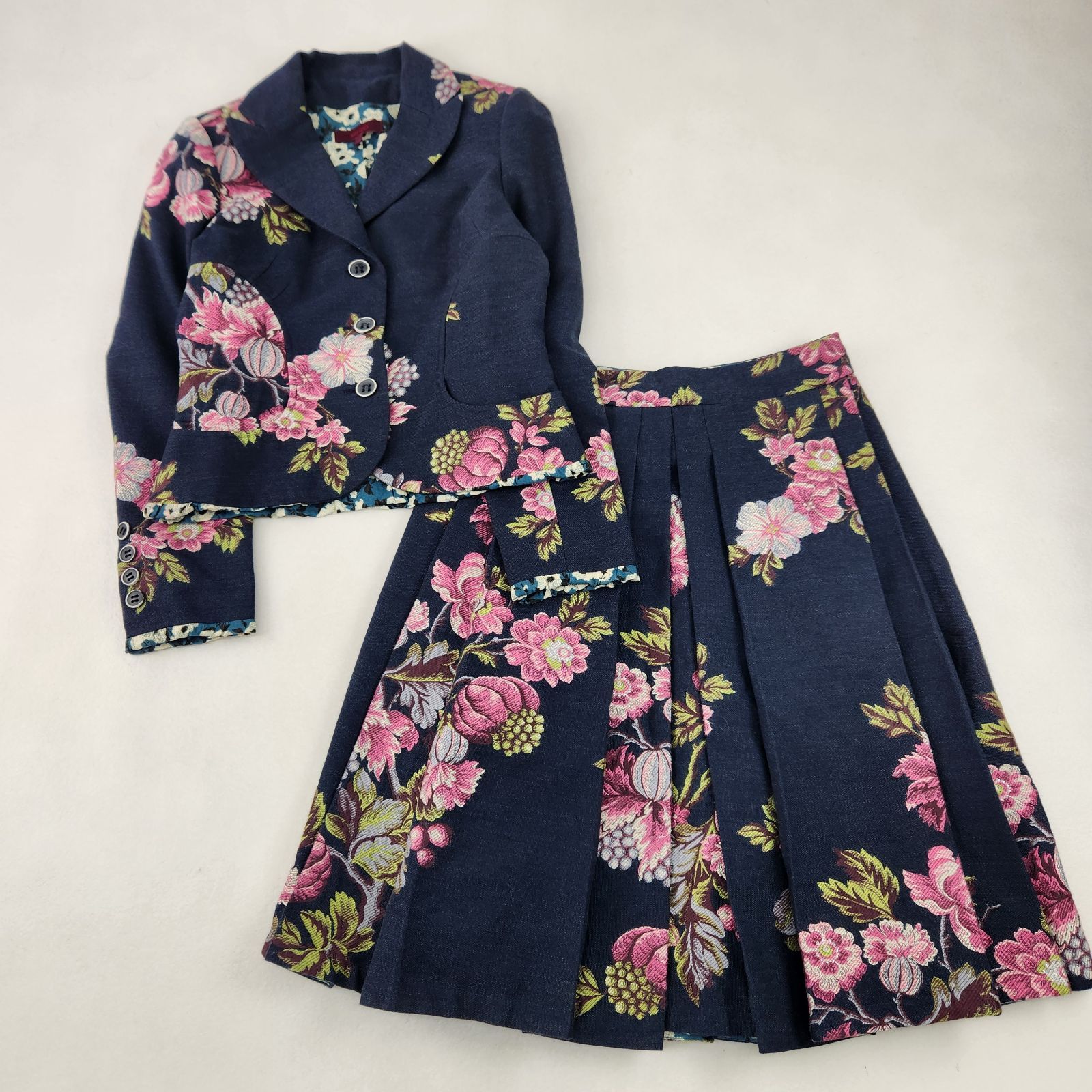 KENZO セットアップ スーツ 花柄 総柄 超希少 ヴィンテージ フランス製 