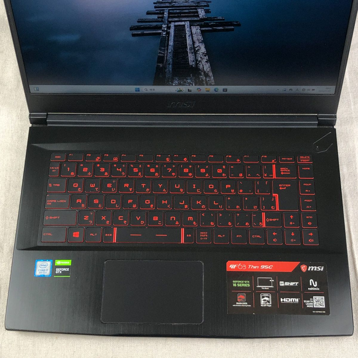 ジャンク】MSI GF63 i7 GTX1650 ゲーミングPC - メルカリ