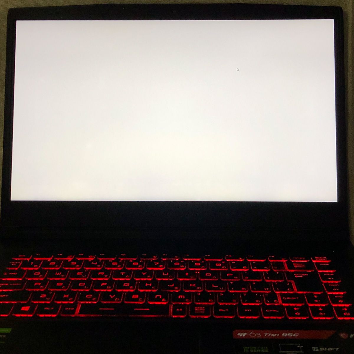 ジャンク】MSI GF63 i7 GTX1650 ゲーミングPC - メルカリ