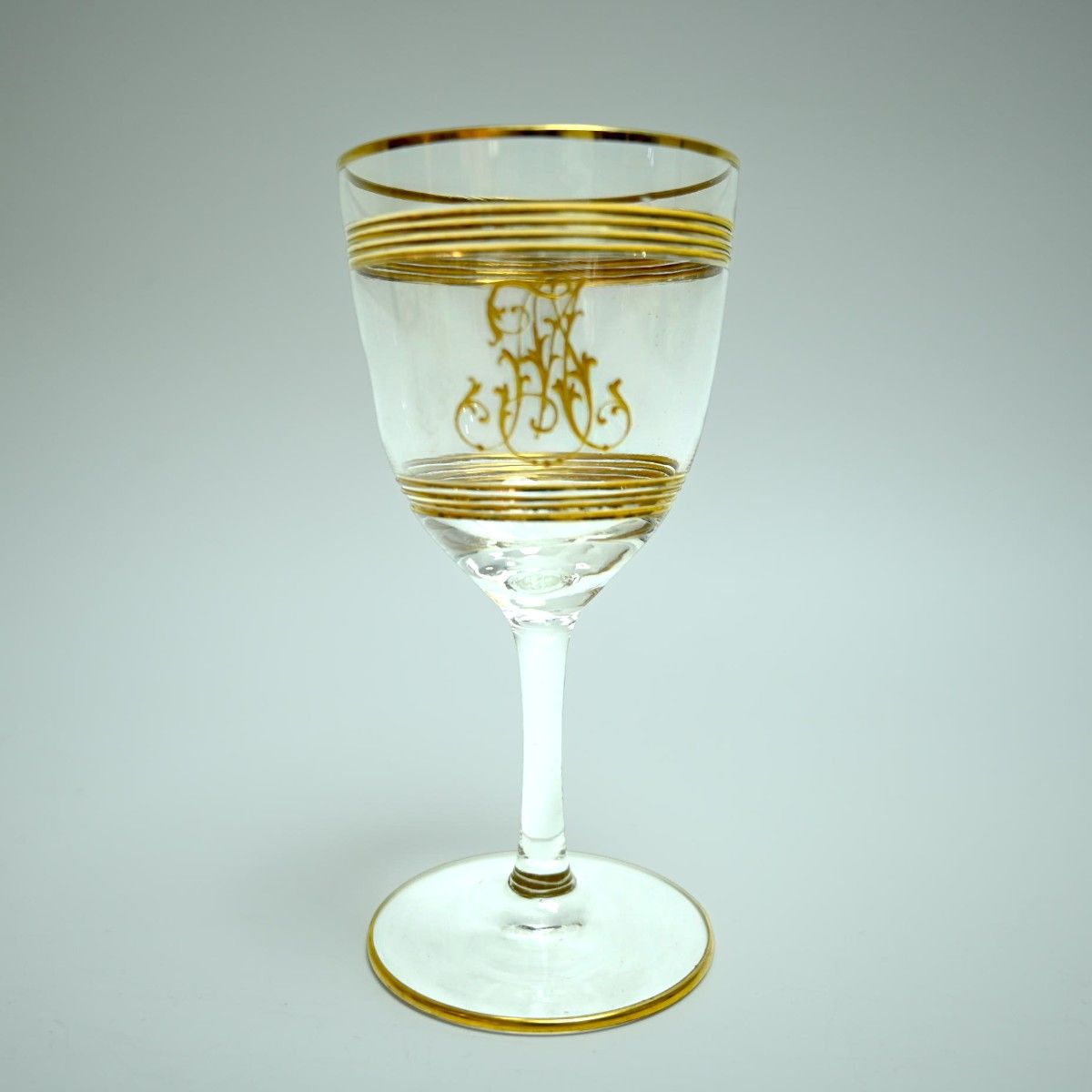 Moser モーゼル 金彩ワイングラス 20点セット (約15.5cm×9点、約13cm