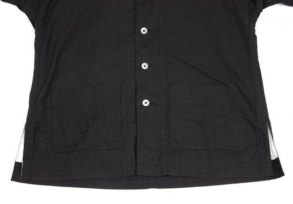 ワイズフォーメンY's for men コットンチャイナボタンジャケット 墨黒3