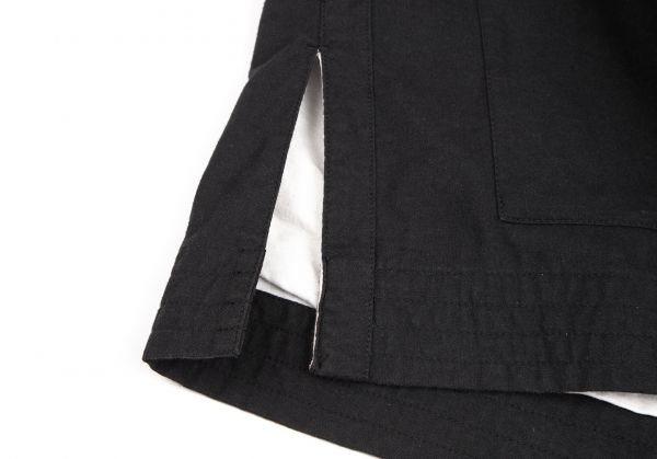 ワイズフォーメンY's for men コットンチャイナボタンジャケット 墨黒3