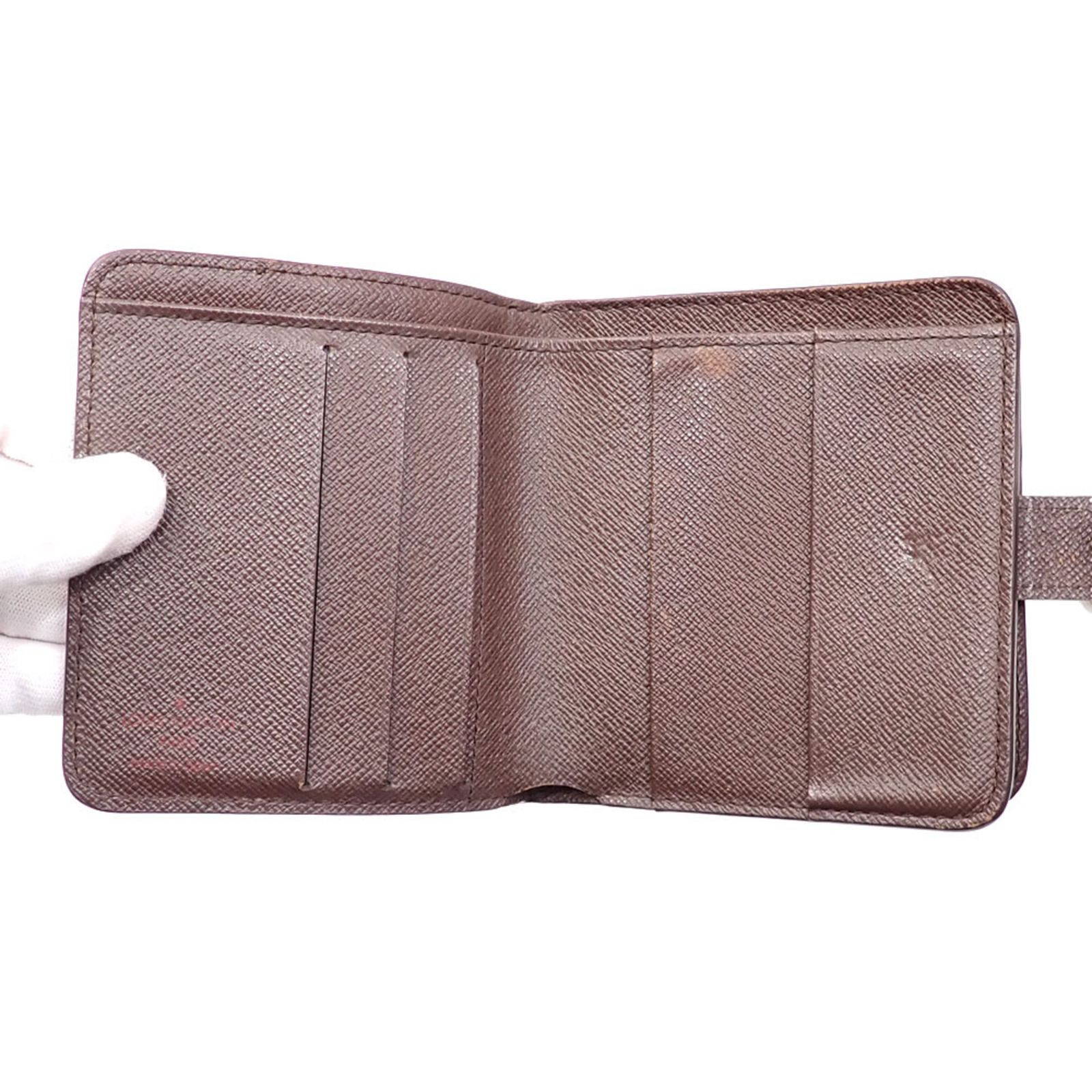 美品✨️ルイヴィトン　ダミエ・エベヌ　ヴィエノワ　二つ折り財布　財布　コンパクト ルイ・ヴィトン(Louis Vuitton) ルイ・ヴィトン 二つ折り 財布