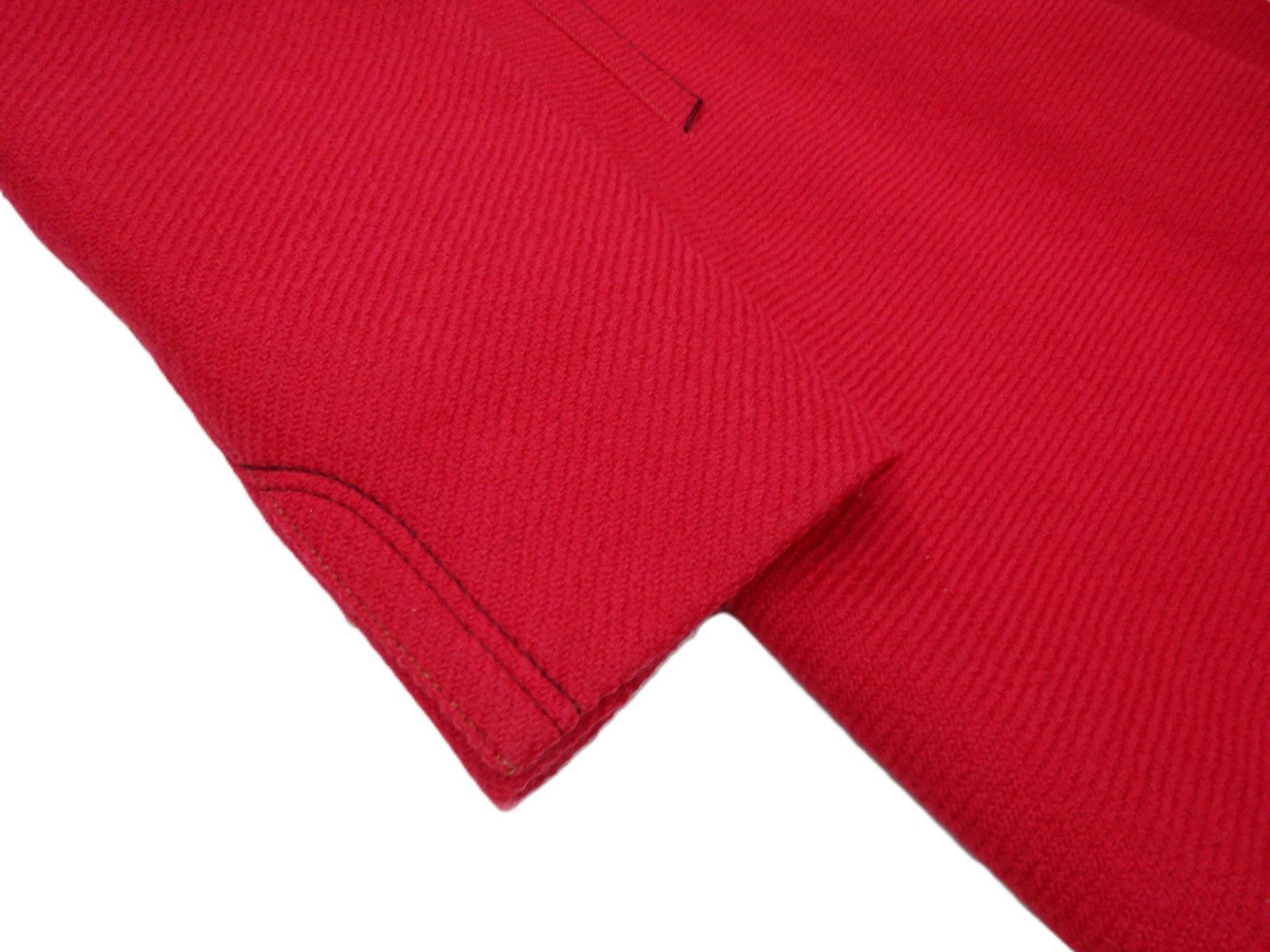 PRADA プラダ ロングコート レディース 40 赤/ショッキングピンク 国内