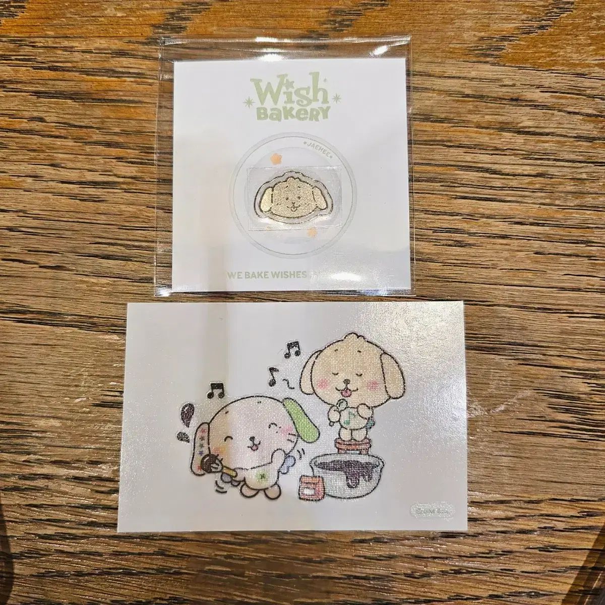 (未使用品) NCT WISH ベーカリー特典 ユニット ティブティブシール + メタルステッカー 電磁波防止シール