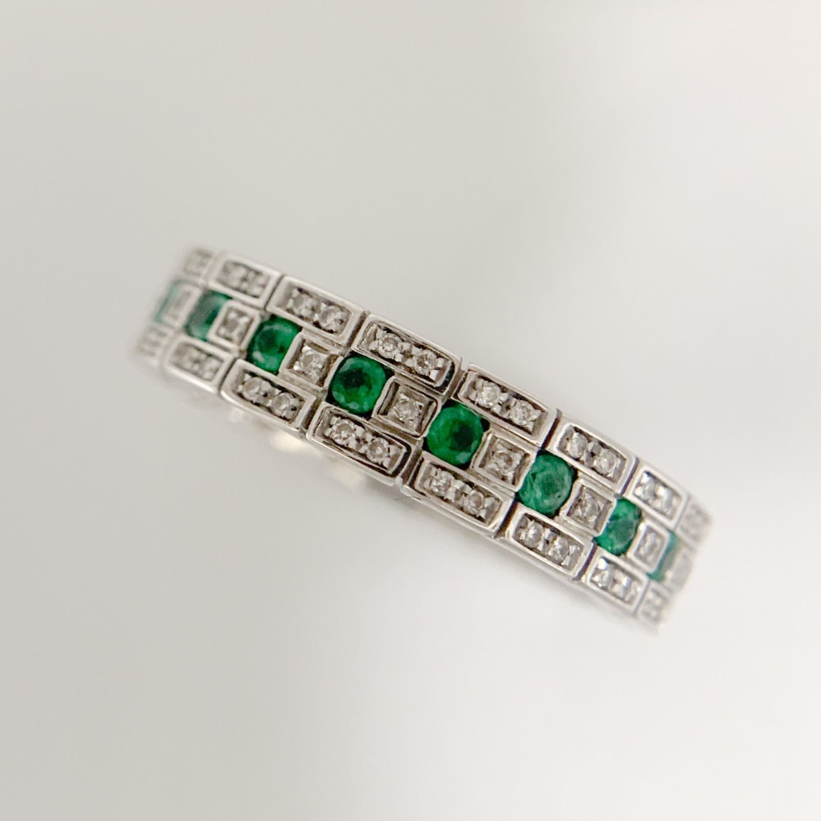 中古】DAMIANI ダミアーニ 750 ベルエポック フル ダイヤ エメラルド