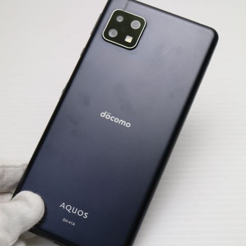超美品 SH-41A AQUOS sense4 ブラック 即日発送 スマホ 白ロム SHARP
