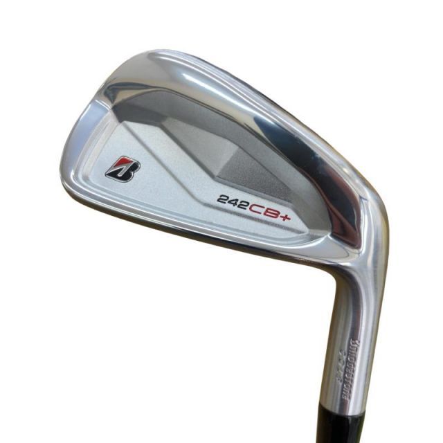 【中古】 ブリヂストン BRIDGESTONE 242CB+ 6S アイアンセット IR 純正特注シャフト (フレックスR) メンズ 男性用 右利き 右用 Cランク ゴルフクラブ