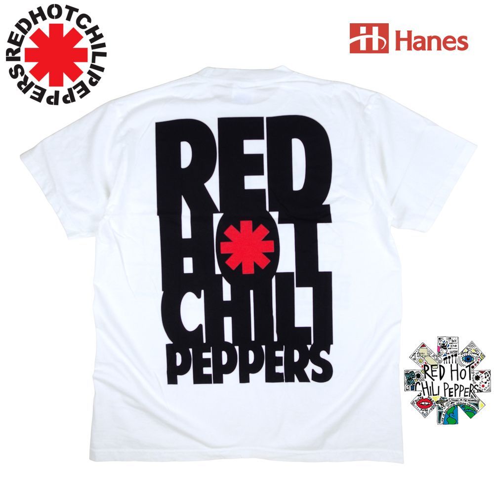 レッドホットチリペッパーズ Tシャツ ホワイト レッチリ 392 RED HOT CHILIPEPPERS レッドホットチリペッパーズ Tシャツ