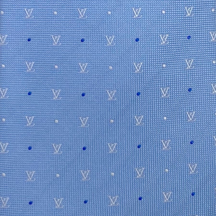ルイヴィトン ネクタイ ブラゾンドット ブルー M94774 シルク 100% LOUIS VUITTON Ａランク 国内完売商品【新品】ルイヴィトン LOUIS VUITTON ネクタイ ブラゾン