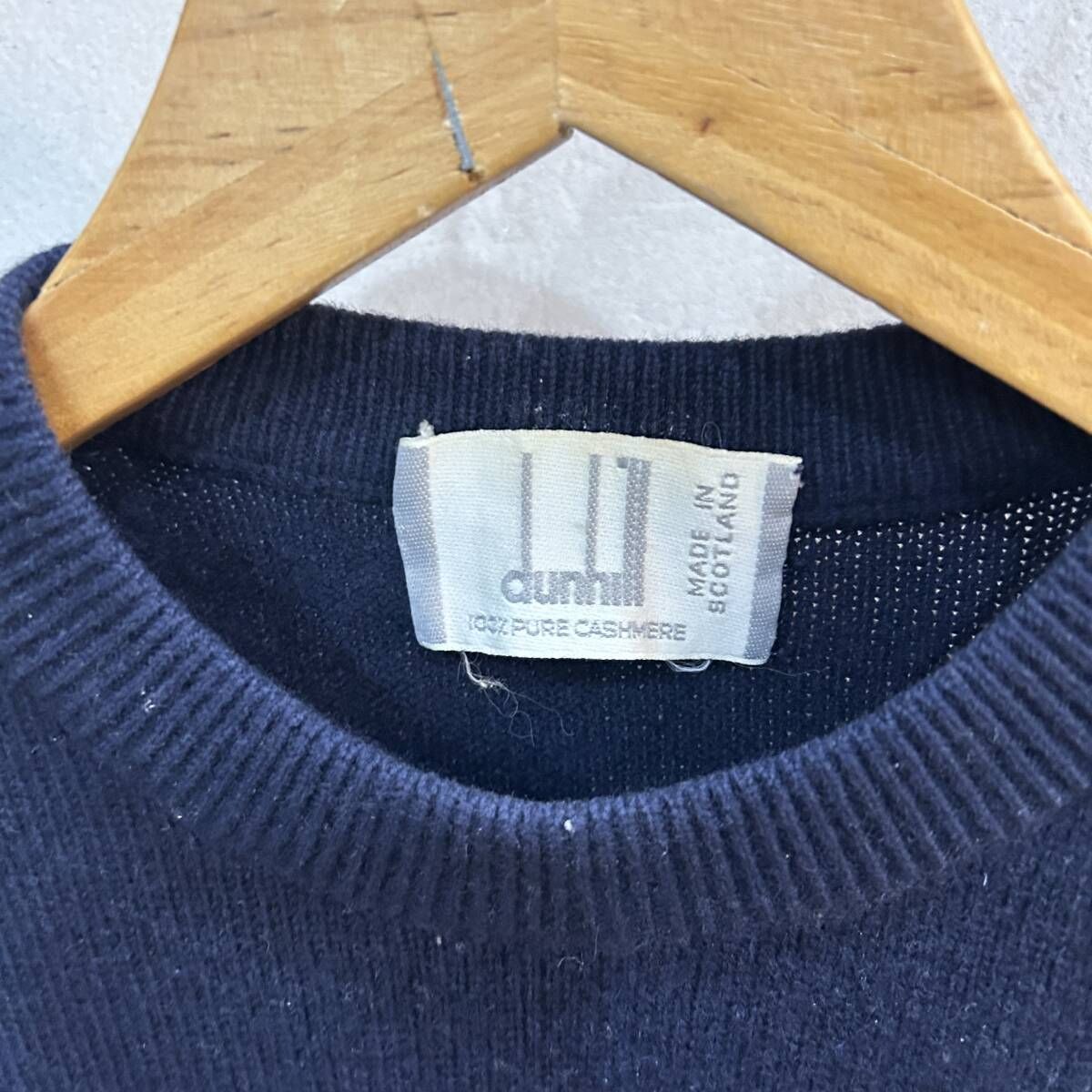 dunhill / ダンヒル カシミア100%セーター ニット made in scotland