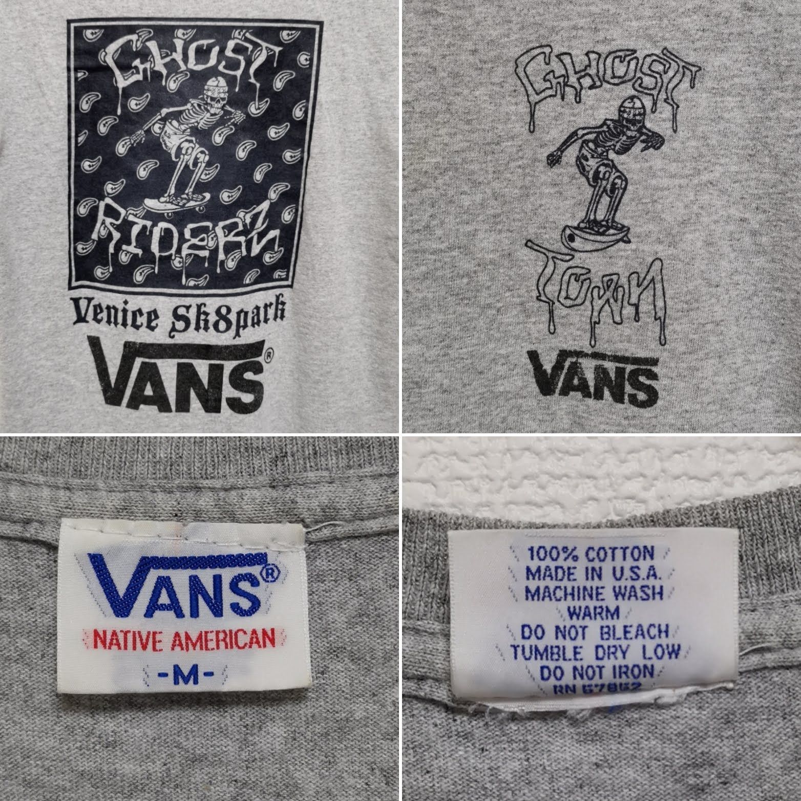 M 90s VANS Venice Skate Park Tシャツ USA製 【公式通販】