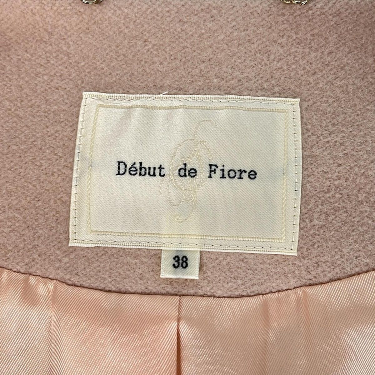 Debut de Fiore(デビュードフィオレ) コート サイズ38 M レディース美