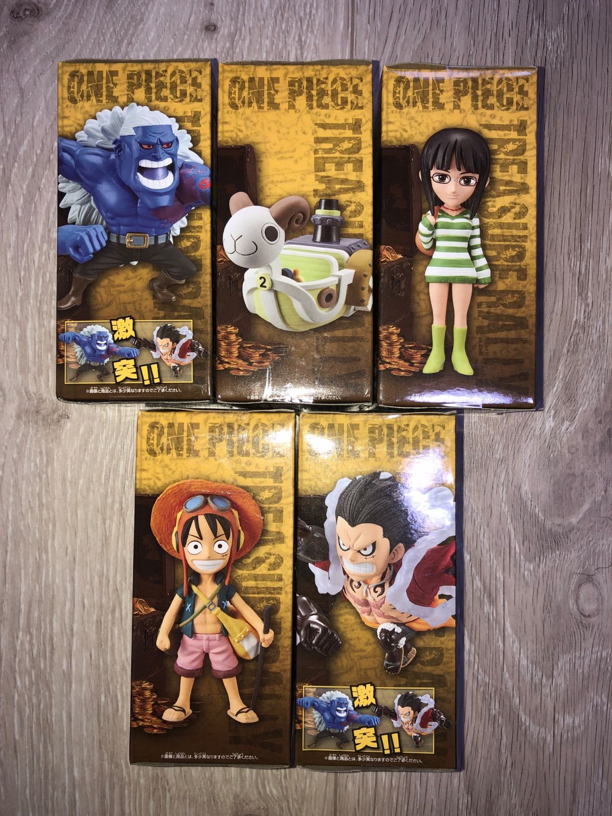 ワンピース コレクタブル トレジャーラリーⅣ ミニメリー号ver. 全5種