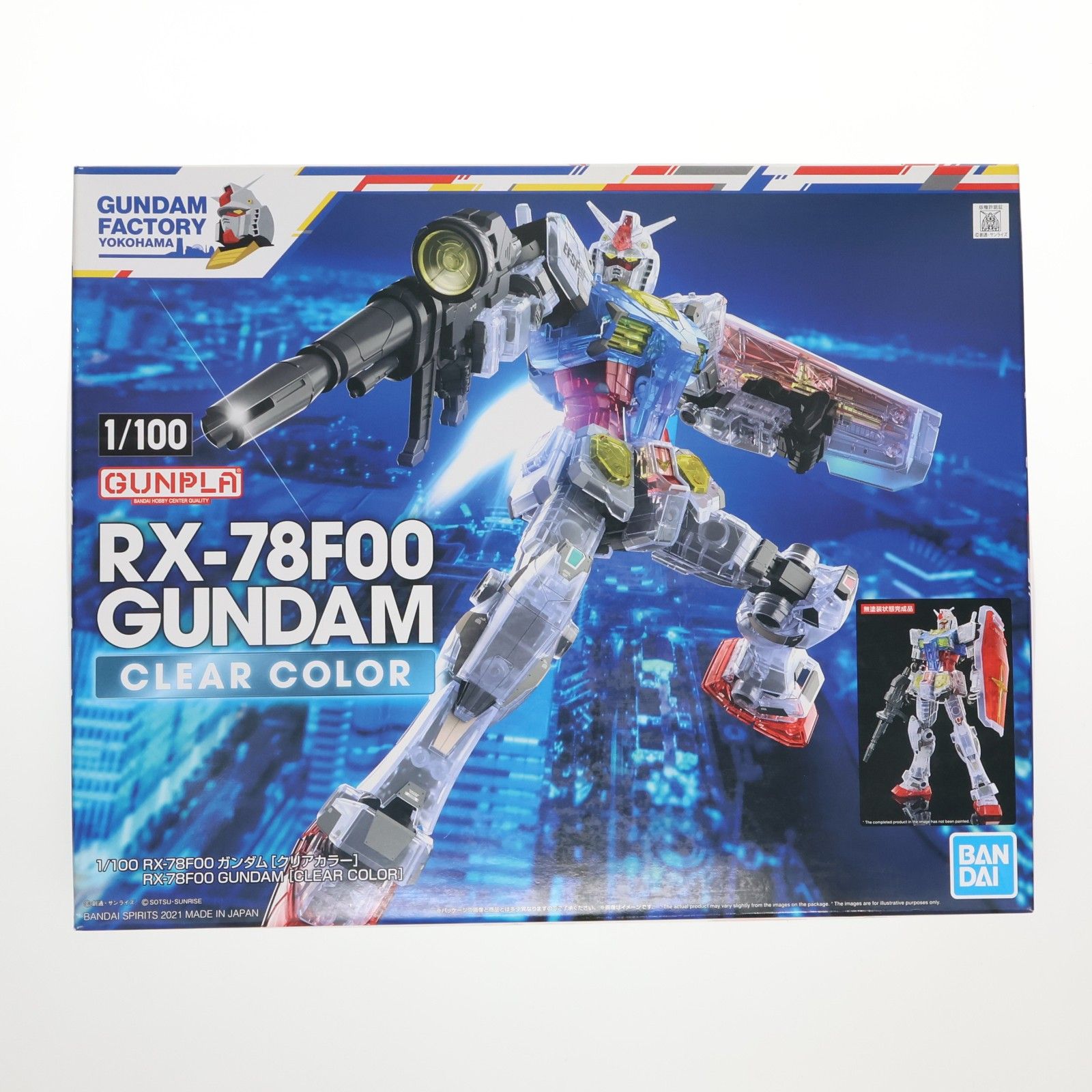 イベント限定 1/100 RX-78F00 ガンダム クリアカラー 機動戦士ガンダム