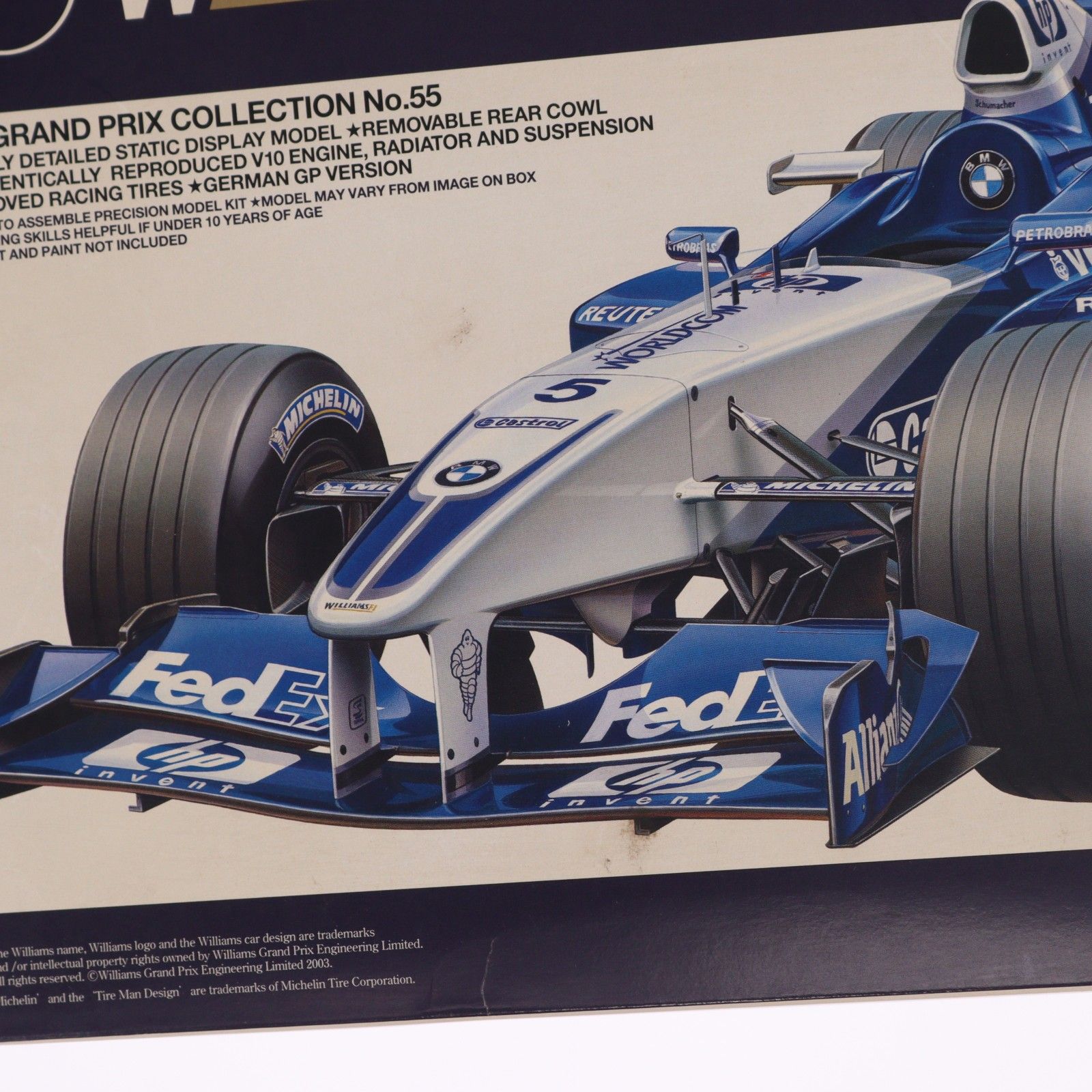 グランプリコレクション No.55 1/20 ウィリアムズBMW FW24 プラモデル 