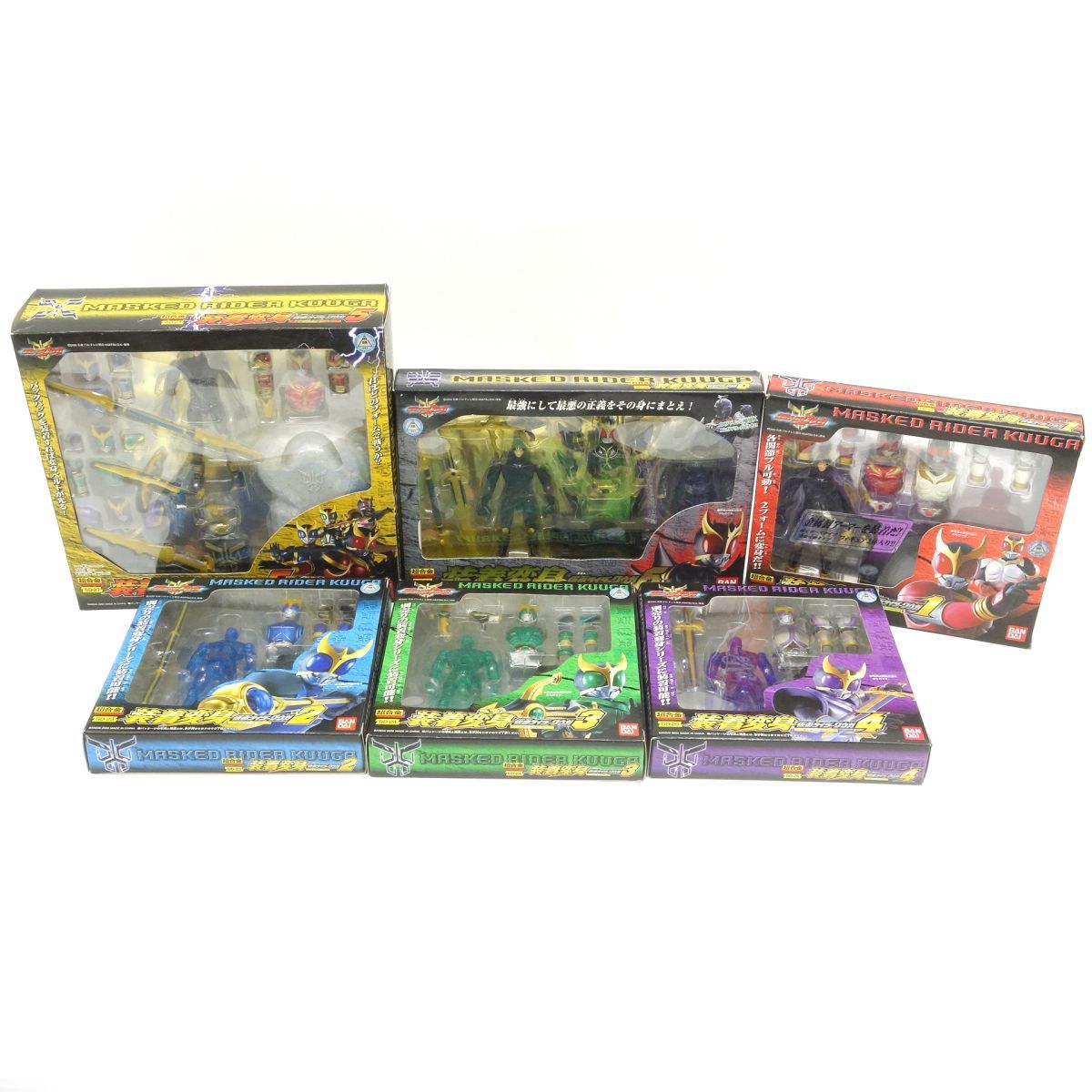 未開封 超合金 装着変身 仮面ライダークウガ 1 2 3 4 GD-22 GD-