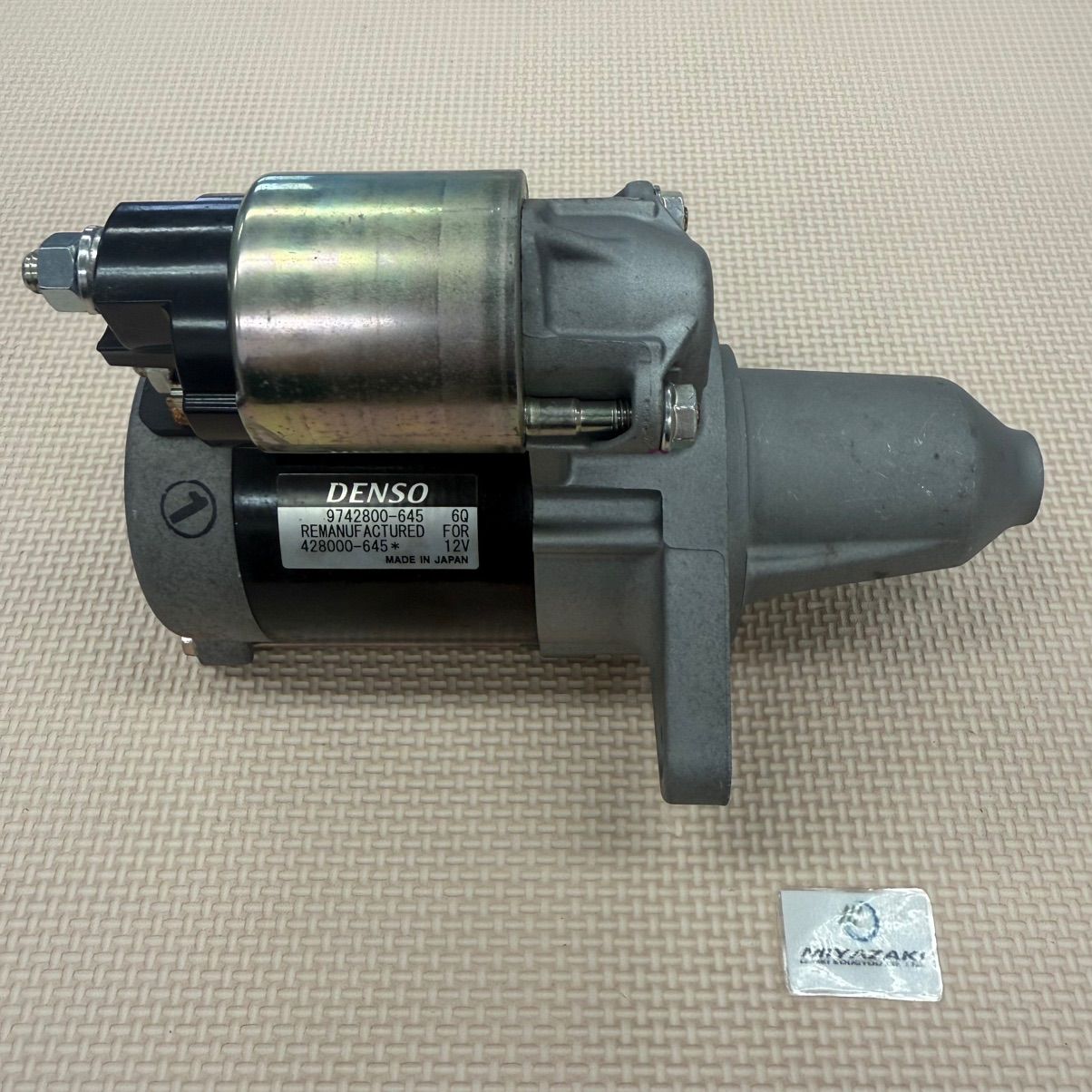 三菱（MITSUBISHI） ミニキャブ DS16T セルモーター リビルト MQ505302 