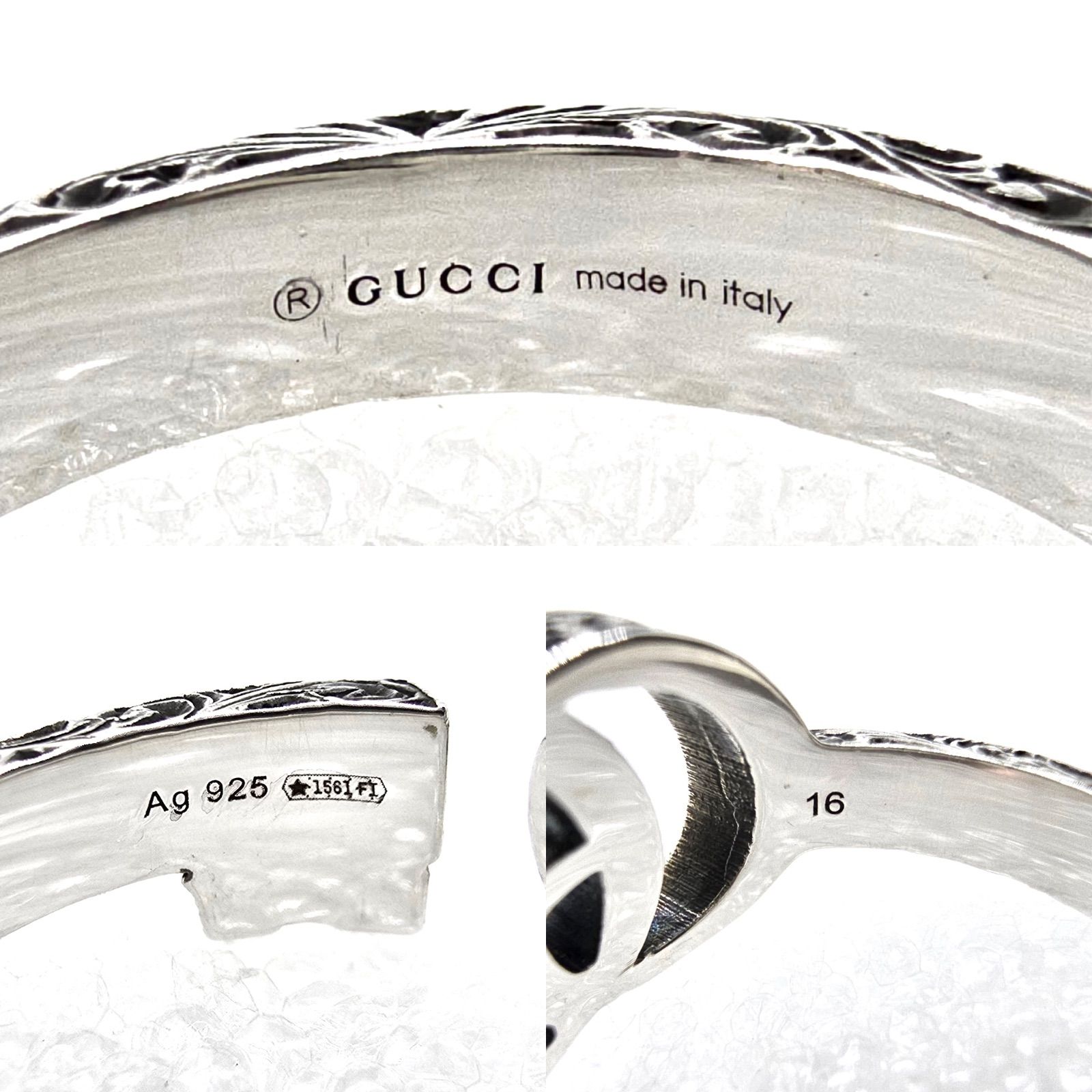 GUCCI グッチ 627760 ダブルG キーモチーフ リング 16 約15号 