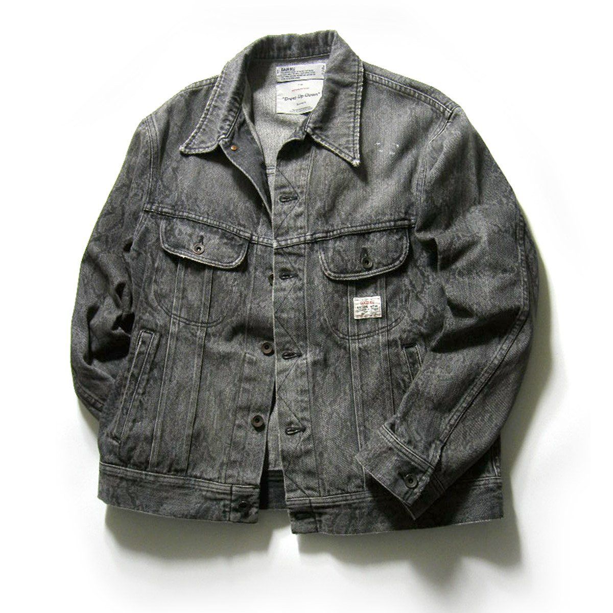 [美品]DAIRIKU パイソンジャケット 新品】 DAIRIKU ／ ダイリク パイソン柄 デニムジャケット 日本製