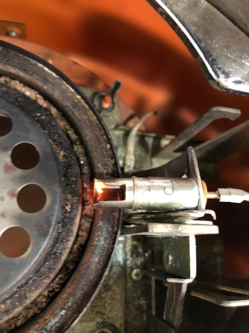 フジカ 石油ストーブ KSG-1 ヤング 昭和レトロ 放射式 しん上下式