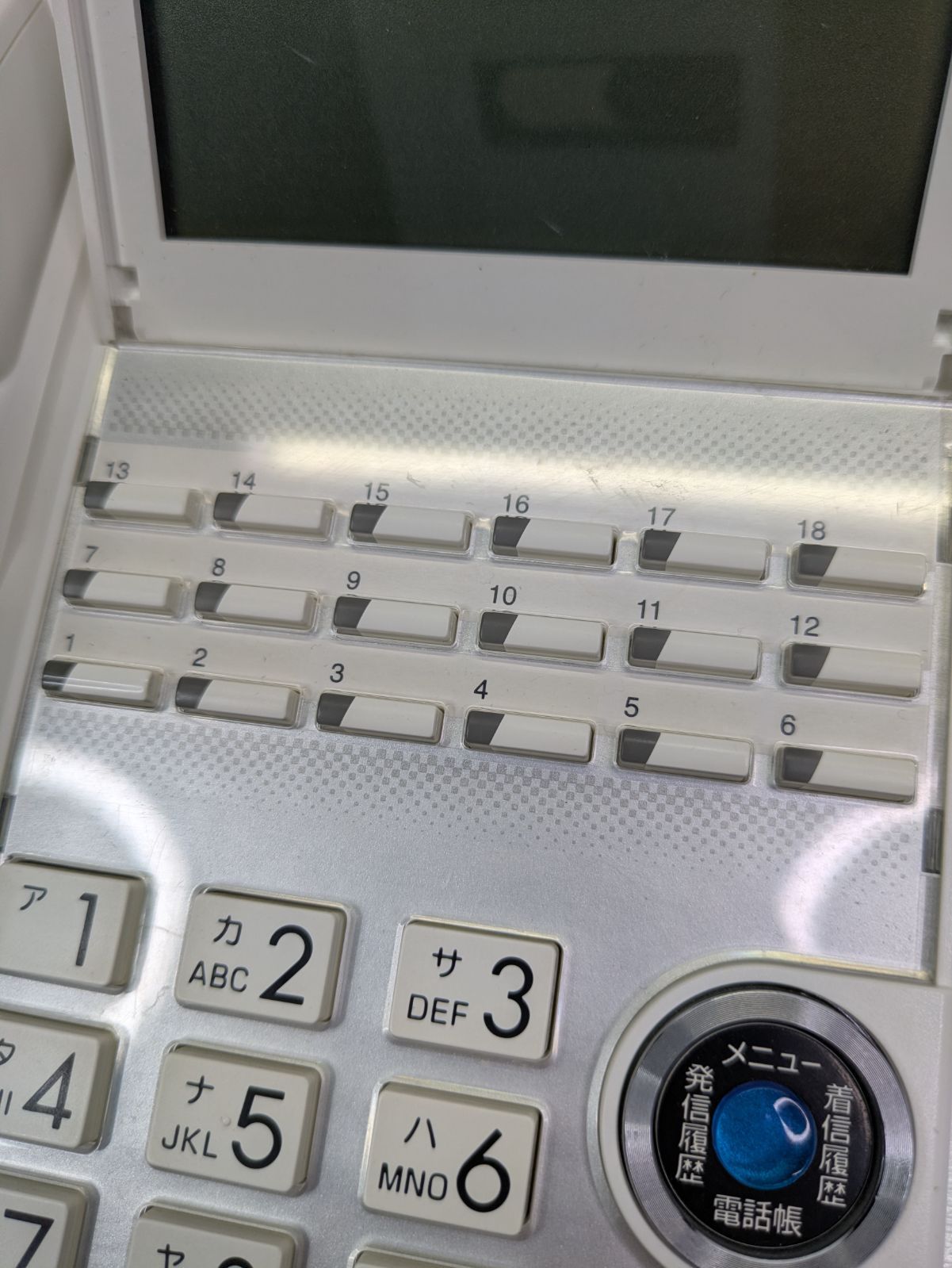 訳あり品】SAXA・サクサ・TD615・ビジネスフォン・18ボタン標準電話機 