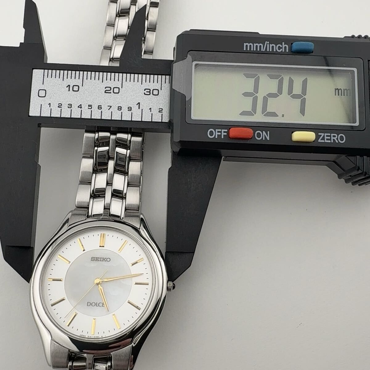 SEIKO 8J41-6030 セイコー DOLCE ドルチェ クォーツ シェル文字盤