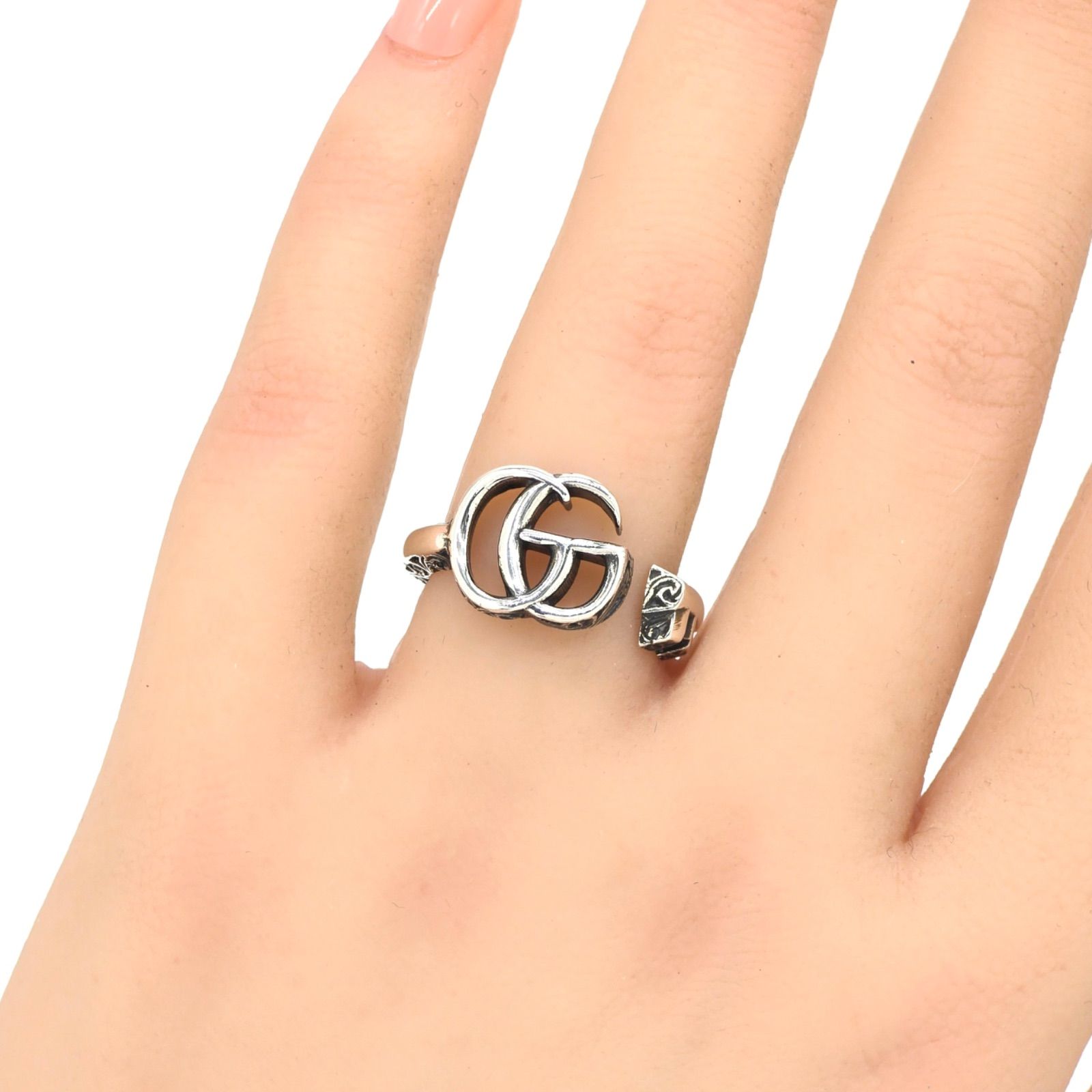 GUCCI グッチ 627760 ダブルG キーモチーフ リング 16 約15号 