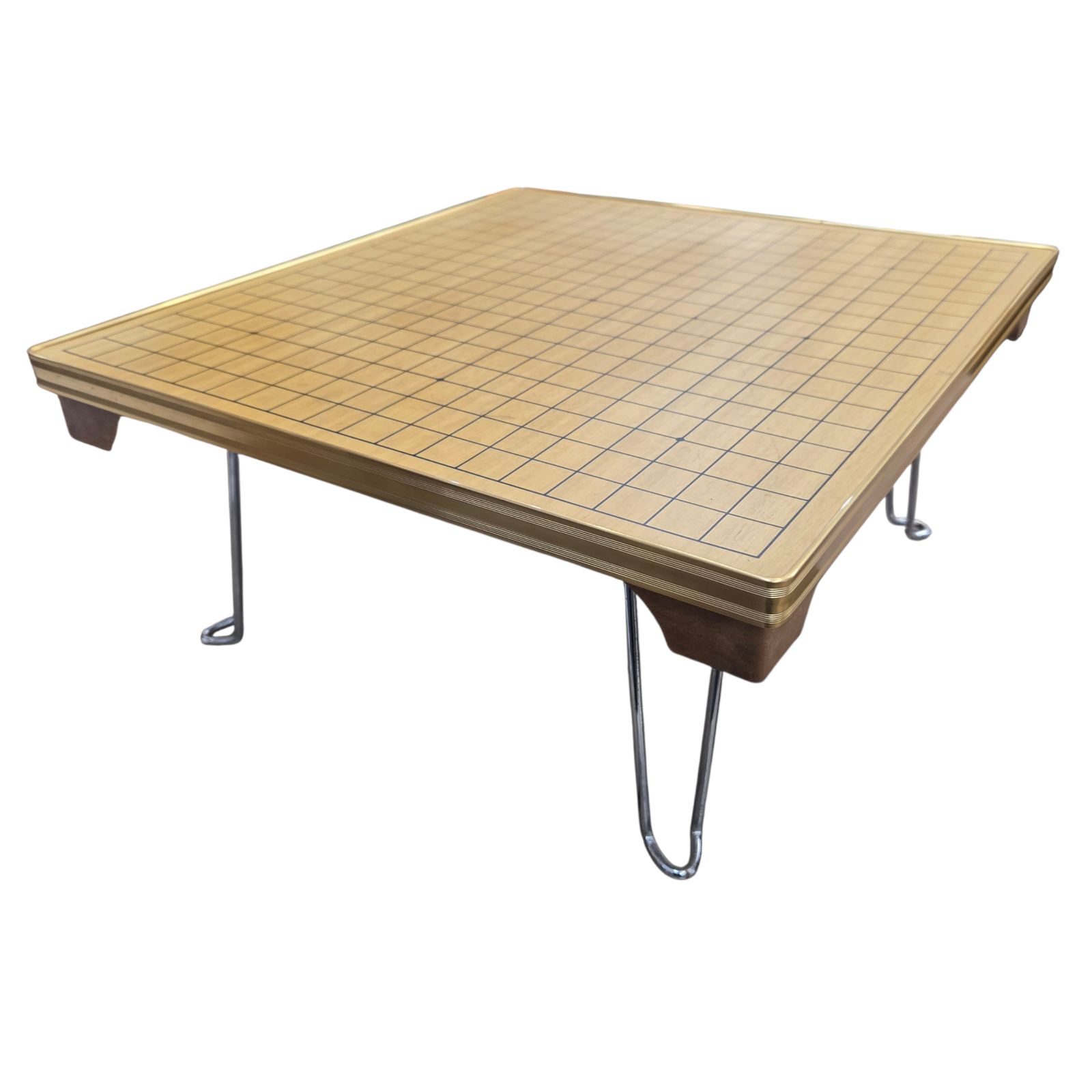 2 S01965 囲碁盤 木製 碁石セット付き 折り畳み式脚付き将棋盤 ボード