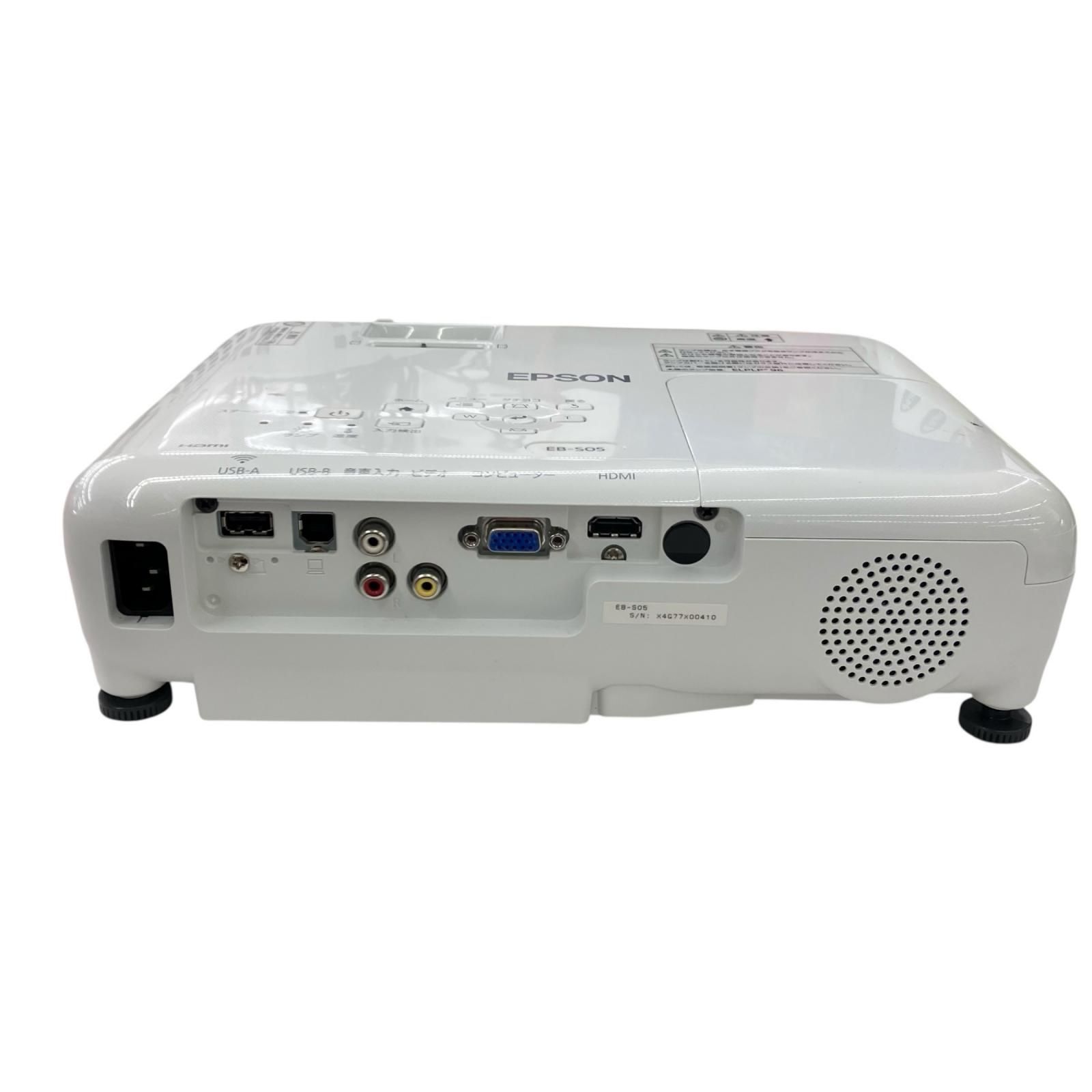 EPSON EB-S05 プロジェクター通電確認 186000 通電確認のみ Epson エプソン プロジェクター EB-S05 - メルカリ