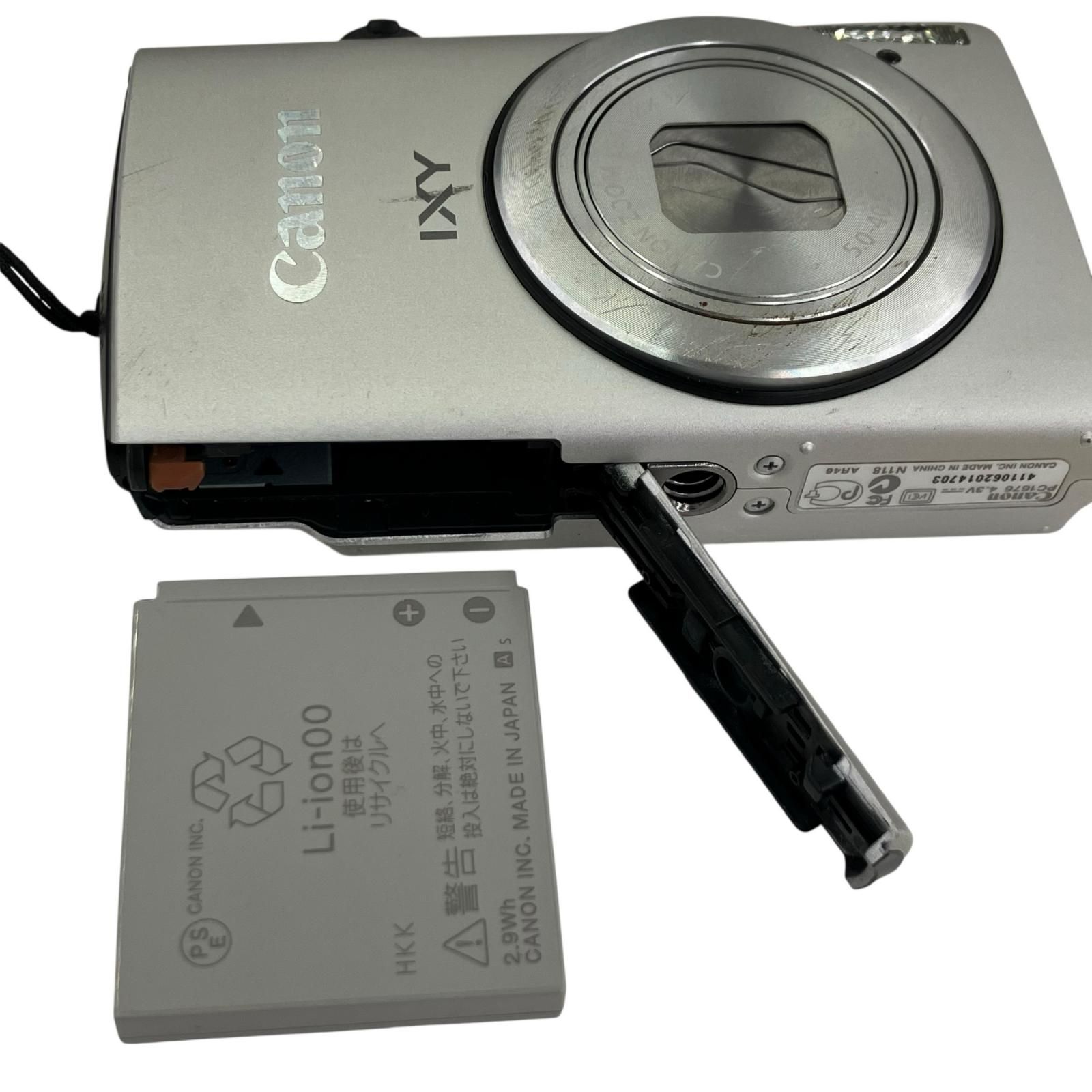 118011 動作未確認 canon キャノン デジカメ IXY600F PC1676 シルバー